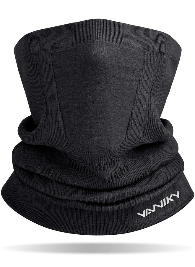 YANIKY Winter Neck Gaiter Warmer Half Face Mask for Cold Weather, Breathable Scarf Fleece Balaclava Ski Mask - Image 1